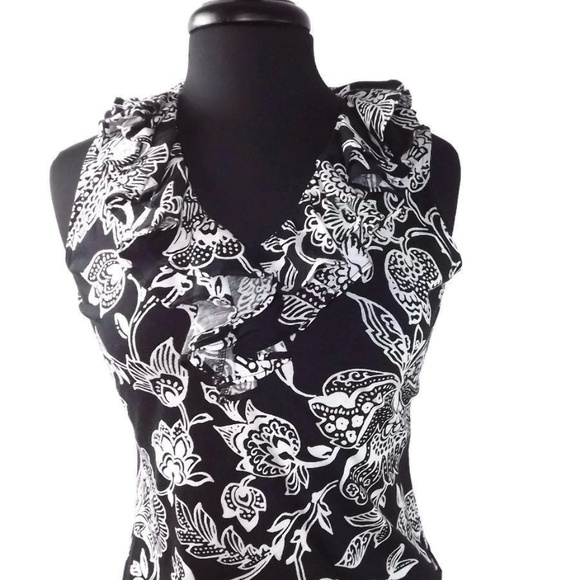 Ralph Lauren Tops - RALPH LAUREN Womens Ladies Black White Top Size PS